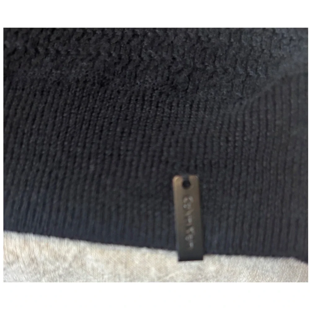 Calvin Klein Mens XL Extra Fine Merino Wool Cardigan, Academia, Preppy, Classic